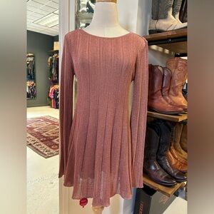 NWT - Missoni Pink Shimmery glitter dress bell sleeves
